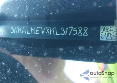 2019 GMC Terrain Sle из США, поврежденный, VIN 3GKALMEV8KL317588